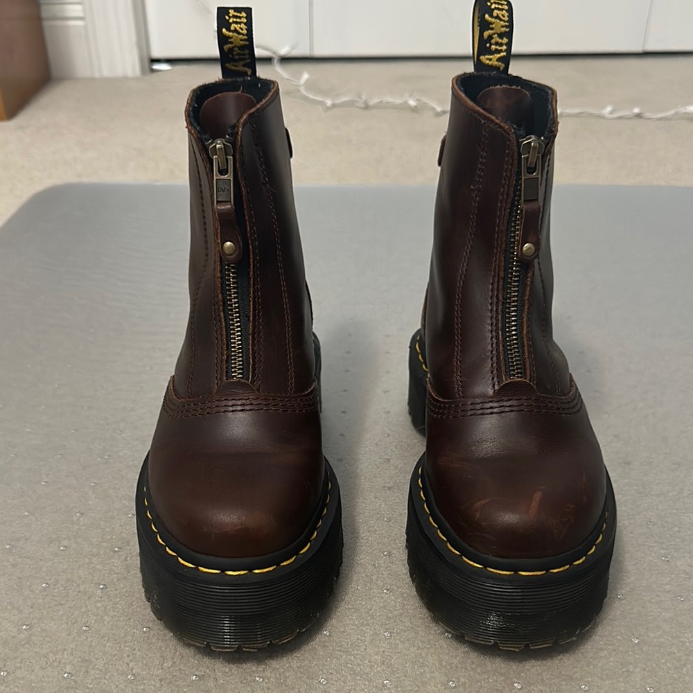 Dr. Martens Brown Leather Boots